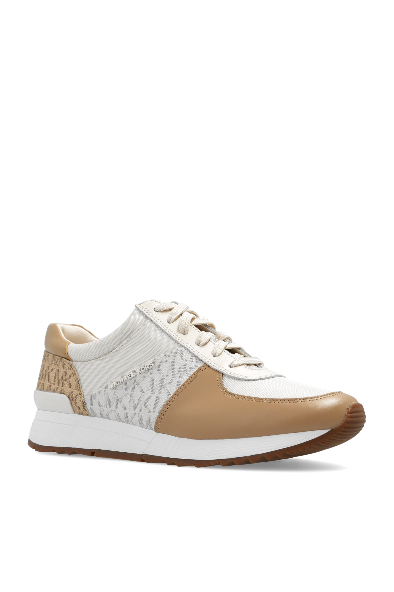 Michael michael kors allie hotsell leather and canvas sneaker